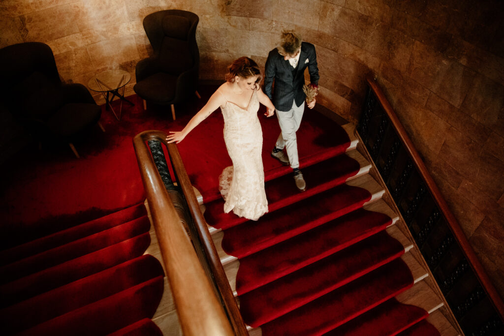 Chicago pride Intimate wedding portraits