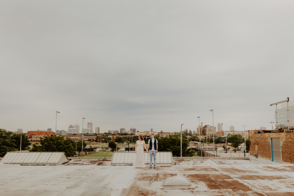 Chicago pride Intimate wedding portraits